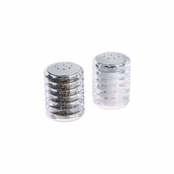 Cole & Mason H820950 Beehive Salt and Pepper Shaker Set | Salt and Pepper Pots | Acrylic/Chrome | 70mm | Twin Salt and Pepper ...