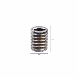 Cole & Mason H820950 Beehive Salt and Pepper Shaker Set | Salt and Pepper Pots | Acrylic/Chrome | 70mm | Twin Salt and Pepper Set | Includes 2 x