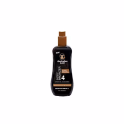 Australian Gold SPF 4 Spray Gel Sunscreen with Instant Bronzer 8 oz