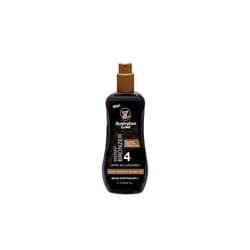 Australian Gold SPF 4 Spray Gel Sunscreen with Instant Bronzer 8 oz