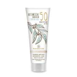 NEW Australian Gold Botanical Sunscreen Tinted Face BB Cream SPF 50, 3 Ounce, Fair-Light, Broad Spectrum, Water Resistant, Vegan, Antioxidant Rich