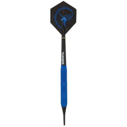 Unicorn Darts Core Plus Rubberised Blue Brass Precision Value Soft Tip Set - 16 Grams