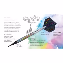Unicorn Darts CHRIS DOBEY 90% TUNGSTEN Set - 22g