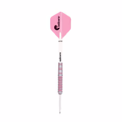 Unicorn Autograph Dart Set Tungsten Style 1 Steel Tip Pink Ringed 22/24/26/28g - 28G