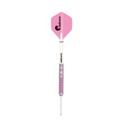 Unicorn Autograph Dart Set Tungsten Style 1 Steel Tip Pink Ringed 22/24/26/28g - 28G
