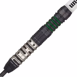 Unicorn Darts Code Dart in Green Tungsten Steel - Soft Tips & Aggressive Pattern - 20 Grams