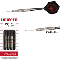 Unicorn Core Plus Win Tungsten Darts Set 21g-25g (2020) - 21g