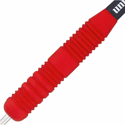 Unicorn Core Plus Dart Set Steel Tip Rubberised Brass Gripper 3 Shafts 21/23/25g - 21G, Red