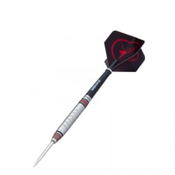 Unicorn Core Plus Dart Set Tungsten Style 3 Steel Tip Gripper 3 Shafts 22/24/26g - 20G, Silver