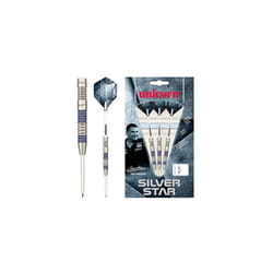 Unicorn Darts Silver Star 3 Gary Anderson 80% Tungsten Precision Steel Tip Set - 25 Grams