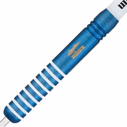 Unicorn Blue Silver Star Darts Set Gary Anderson Gripper 3 Shaft 21/23/25/27G - 27G, Blue