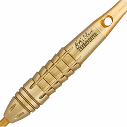Unicorn Tungsten Darts Set John Lowe Phase 2 Gold Gripper Shafts 21/23/25g - 23G, Gold