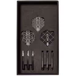Unicorn Jelle Klaasen Noir Darts Set Steel Tip Phase 2 - Players Edition - 22g