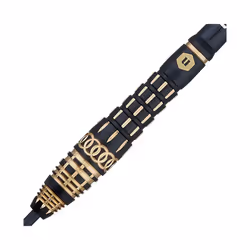 Unicorn Top Brass Barrel Darts Style 4 Steel Tip Ultrafly Flights Black & Gold - 20g