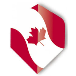 Unicorn Darts Maestro.100 World Flags Plus Flights Ultra Durable - Canada