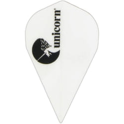 Unicorn Darts Maestro.100 DXM Shape Flights Micron Logo - White