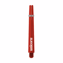 Unicorn 3 Gripper Dart Shaft Flight Locking Ring Short Stem - Red
