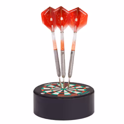 Darts Station | Mini Dartboard Darts Holder | Sisal with Steel Surround | 10 cm Diameter