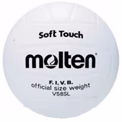 MOLTEN V58SL SYNTHETIC LEATHER SOFT TOUCH MATCH BALL OFFICIAL SIZE VOLLEYBALL