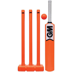 GUNN & MOORE CRICKET SPORTS ICON PLAY ALL-WEATHER PLASTIC SET SIZE 4 (ORANGE)