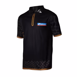 Unicorn Darts Official 2019 Jeffrey De Zwaan Shirt in Black Polyester Breathable - Small