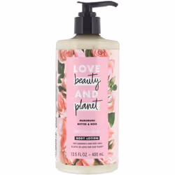 Love Beauty and Planet, Delicious Glow Body Lotion, Murumuru Butter & Rose, 13.5 fl oz (400 ml)