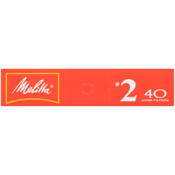 Melitta 2 Cone Coffee Filters  White  40 Total Filters Count - Packaging May Vary