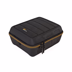 Lowepro Hardside CS 80 Case for Small Drone  Mirrorless Cameras  Larger Over-Ear Headphones  Black