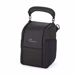 Lowepro 100 AW, Beltpack case, Black, Polyester, Clip on closure, 110 mm, 105 mm