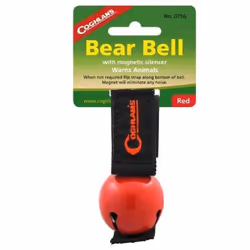 Coghlan's Bear Bell with Magnetic Silencer Red