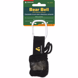 Coghlan's Bear Bell with Carabiner Silver