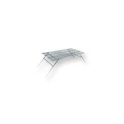 - Collapsible grill nickel-plated