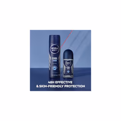 MEN Cool Kick Anti-Perspirant Deodorant Roll On Pack of 6 (6 x 50 ml), Men's Anti-Perspirant Deodorant, Fresh Men's Roll On Deodorant + Fresh
