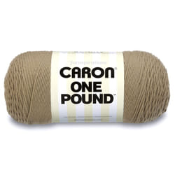 Caron One Pound Solids Yarn  16oz  Gauge 4 Medium  100% Acrylic - Tae- For Crochet  Knitting & Crafting ( 1 Piece )