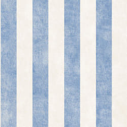Norwall SD36158 5.25"""" Stripe PrePasted Wallpaper  Beige  Blue  Denim
