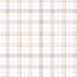 NORWALL CK36627 Linen Wallpaper Plaid  Grey  Beige