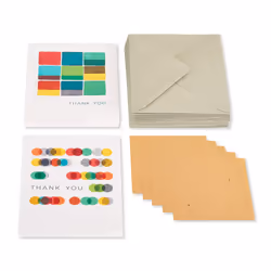 Papyrus Blank Cards with Envelopes  Art Pattern 20-Count