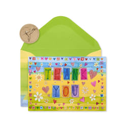 Papyrus Thank You Cards with Envelopes  Glitter Hearts (14-Count)