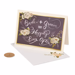 Papyrus Wedding Card It All Adds Up