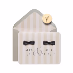 Papyrus LGBTQIA+ Wedding Card for Grooms (Amazing Beginnings)
