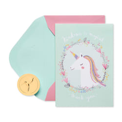 Papyrus Unicorn Thank You Cards with Envelopes  Kindness is Magical (14-Count)