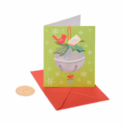 Papyrus Christmas Cards Boxed  Holiday Jingle Bells (20-Count)