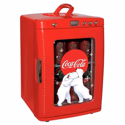 Koolatron KWC25, Beverage cooler, Freestanding, Red, Plastic, Plastic, Right