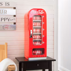 Coca-Cola Retro Vending Machine Style 10 Can Coke Mini Fridge