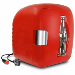Coke Mini Fridge For Bedrooms 7.9L Small Fridge 12 Can Table Top