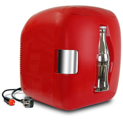Coke Mini Fridge For Bedrooms 7.9L Small Fridge 12 Can Table Top