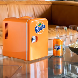 4L Fanta Mini Fridge Portable Mini Fridge For Bedrooms Office Table Top Small Fridge