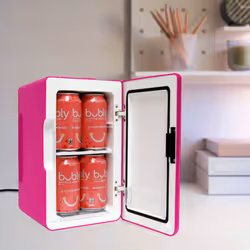 6L Mini Fridge Portable Mini Fridge For Bedrooms - KRT08P
