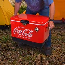 Coca-Cola Ice Chest Cooler Cool Box with Bottle Opener 51L