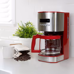 Kenmore Aroma Control 12-Cup Programmable Coffee Maker, Red
